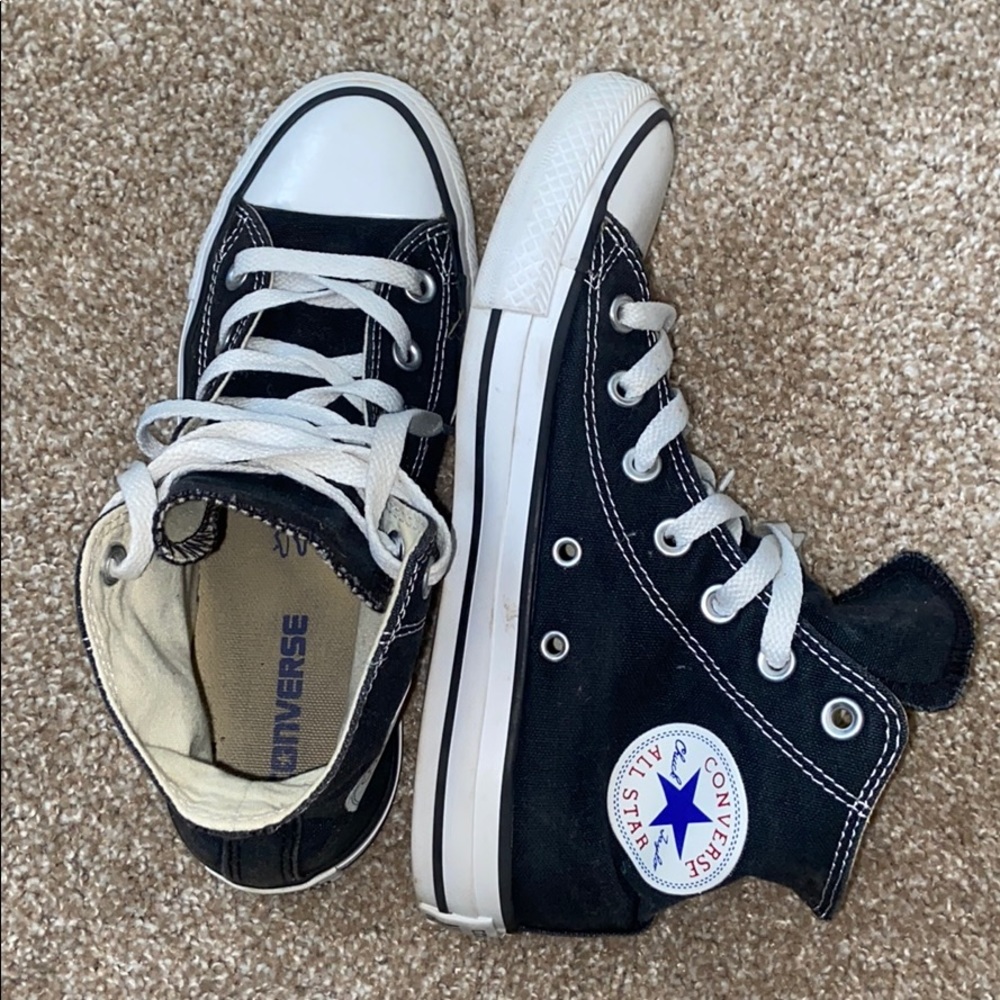 Black Hightop Converse
